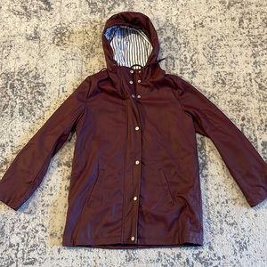 Maroon Rain Jacket
